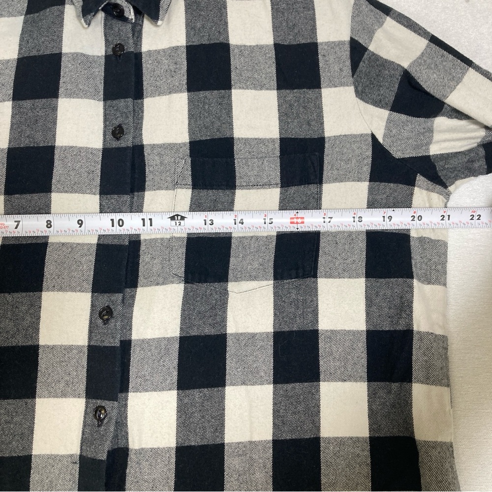 Madewell Women’s Shirt Black and White Casual Button Down Shirt Size S - Picture 12 of 15